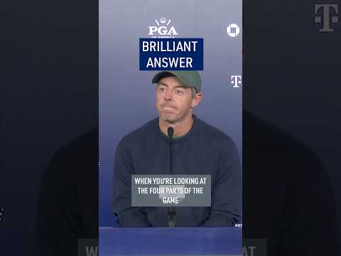 Rory McIlroy's PERFECT answer! 😎