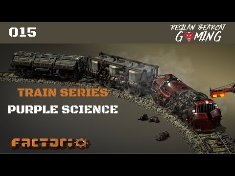 Factorio Train Series - Adding purple science to the factory