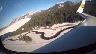 Flying Velocity aircraft Lake Tahoe 2016