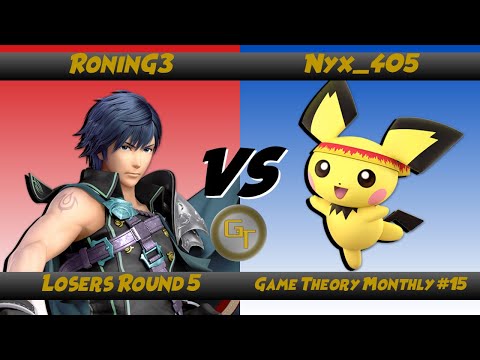 Game Theory 15: Losers R5 - RoninG3 (Chrom) Vs. Nyx_405 (Pichu)