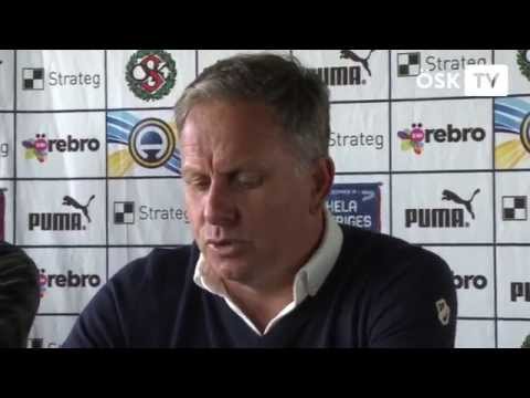 Presskonferens efter ÖSK-HBK