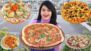 Living on PIZZA for 24 HOURS Challenge | Food Challenge