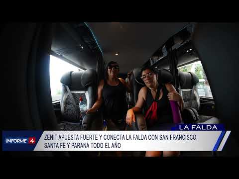 ZENIT APUESTA FUERTE Y CONECTA LA FALDA CON SAN FRANCISCO, SANTA FE Y PARANÁ TODO EL AÑO
