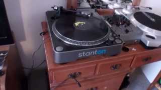 Video thumbnail for New Turntables Set Up.   Stanton T.62 Turntable From Amazon. by larry braun