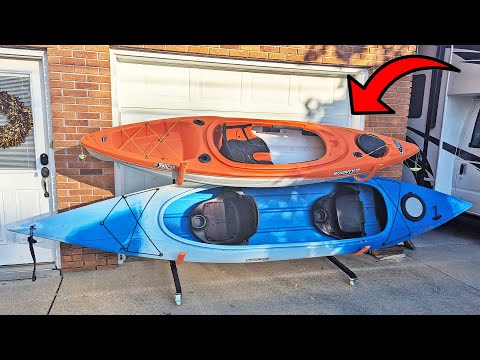 Ultimate Kayak Storage Solution Freestanding Rack Review