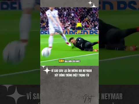 Neymar Sút Bóng Trúng Thẳng Mặt Trọng Tài #bongda #football #highlights #soccer #neymar
