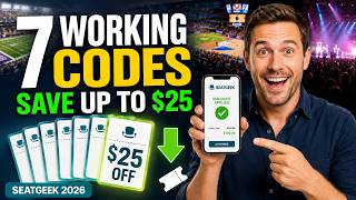 7 Working SeatGeek Promo Codes 2026 — Save Up to $25 on Tickets!