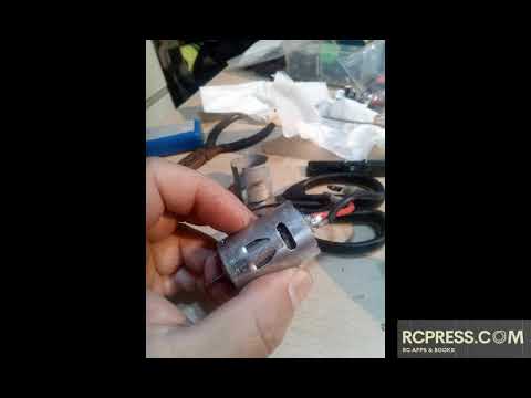 Built-in motor cooling fan for RC cars and boats