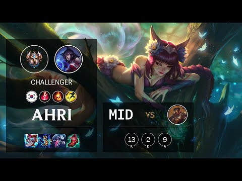 Ahri Mid vs Viktor - KR Challenger Patch 11.4