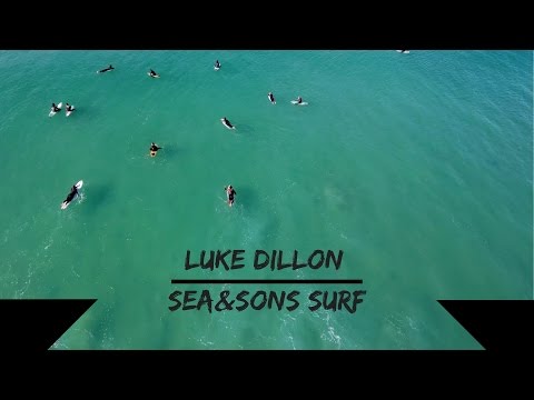 Luke Dillon at Fistral Beach