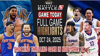 Download lagu GILAS PILIPINAS vs NEW YORK 2026 GAME TODAY October 24, 2025 - Shocking Thrilling Game in New York! mp3