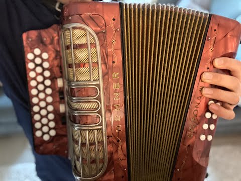 Hohner Corona IIIR Button Accordion A21350 Sound and Register Test