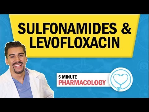 Pharmacology - Sulfonamides & Levofloxacin Antibiotics nursing RN PN NCLEX