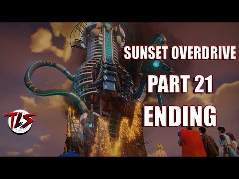 Sunset Overdrive WALKTHROUGH PC Part 21 - FIZZCO BUILDING BOSS BATTLE GAME ENDING