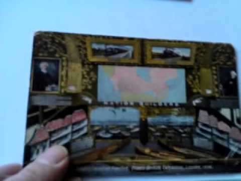 TRIO of DETAILED PICTURE POSTCARDS from 1908 FRANCO-BRITISH EXHIBITION, LONDON.