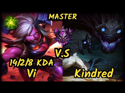 VIT.B Skeanz (VI) vs KINDRED - 14/2/8 KDA JUNGLE GAMEPLAY - EUW Ranked MASTER