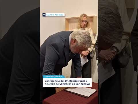 Conferencia del Dr. Rosenkrantz y Acuerdo de ministros en San Nicolás