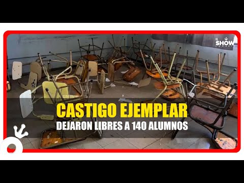 140 Alumnos LIBRES: La histórica sanción por destrozos en el último día de clases