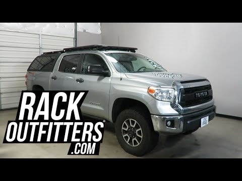 Rhino-Rack Pioneer Platform Backbone Roof Rack for Toyota Tundra CrewMax Truck Cab