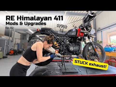 Royal Enfield Himalayan 411 Mods | Ep. 2 – STUCK!!