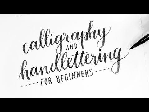 How To: Calligraphy & Hand Lettering for Beginners! Tutorial + Tips!