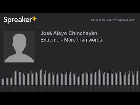 Extreme - More than words