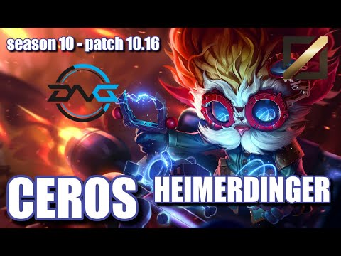 【韓国サーバー/D1/Duo Steal】DFM Ceros ハイマーディンガー(Heimerdinger) VS ゾーイ(Zoe) MIOD - Patch10.16 KR Ranked【LoL】
