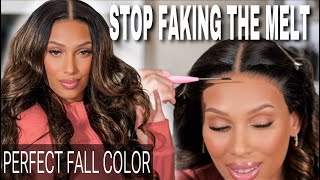 Download the video "🚫No Edits. Just a True Lace Blend👍🏽 | Balayage Body Wave Wig Pre-Cut & Ready To Wear - Beautyforever"