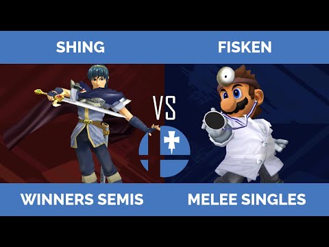 RogaSmash 240: SSBM Winners Semis — Shing (Marth, C Falcon, Sheik) vs Fisken (Dr Mario, Donkey Kong)