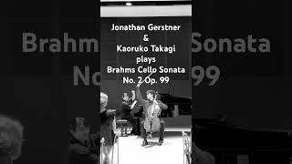 Brahms Cello Sonata No.2 Op.99 #piano #cello #brahms #concert #classicalmusic