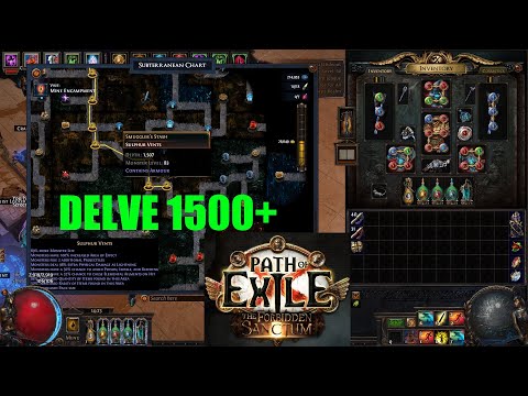 [Path of Exile 3.20] Delve Depth 1500 + Zombies in Sanctum League (Alfred is Alive) 1152