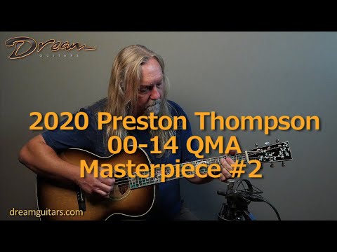 Brand New Preston Thompson 00-14 QMA Masterpiece #2, Quilted Maple/Adirondack Spruce image 26