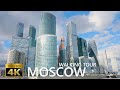 Moscow Walking Tour Part 1 Russia 4K 60fps City Walk With Real Ambient Sounds