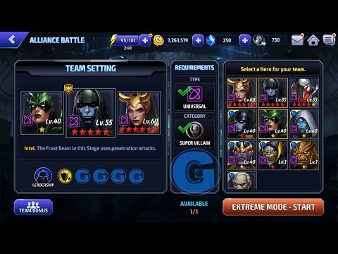 Alliance Battle: Extreme - Universal Super Villain | Marvel: Future Fight