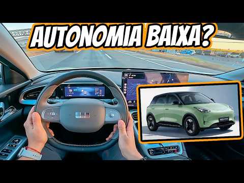 Autonomia do Geely EX2 Max na estrada!