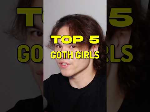 top 5 goth girls #dating #asian #goth