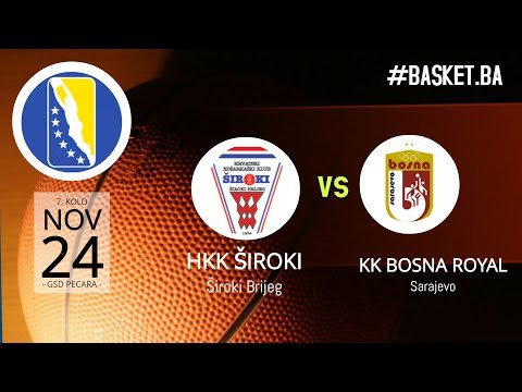 LIVE ◘ HKK Široki vs KK Bosna Royal ◘ 2018/2019 ◘ 7 kolo