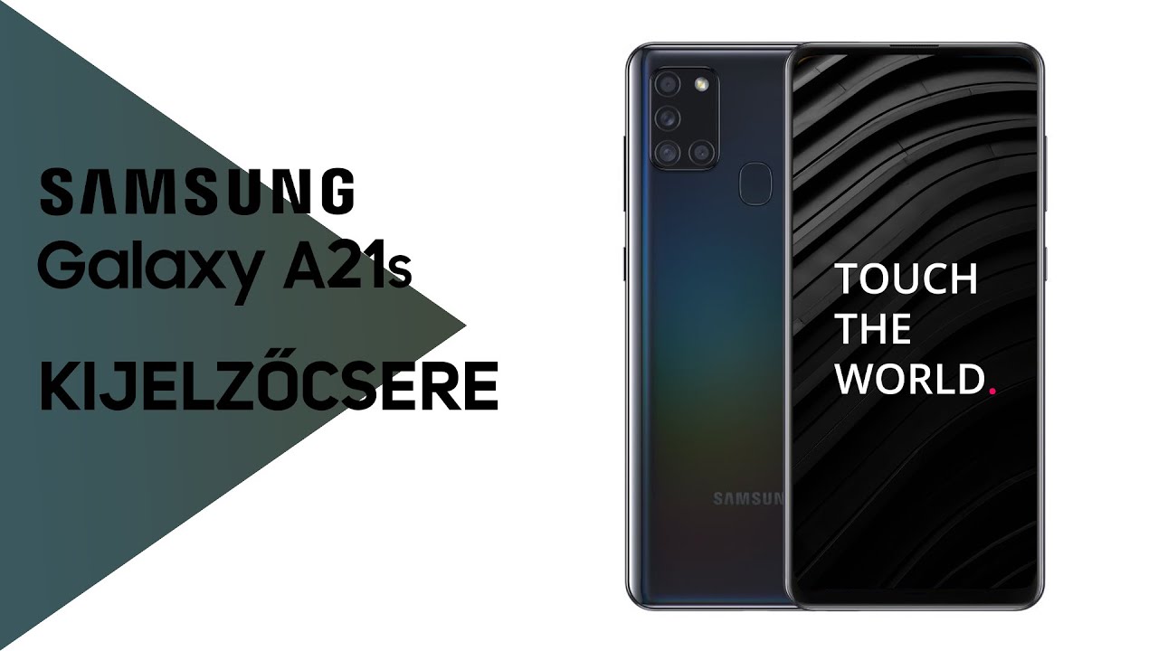 Samsung Galaxy A21s gyári kijelző csere