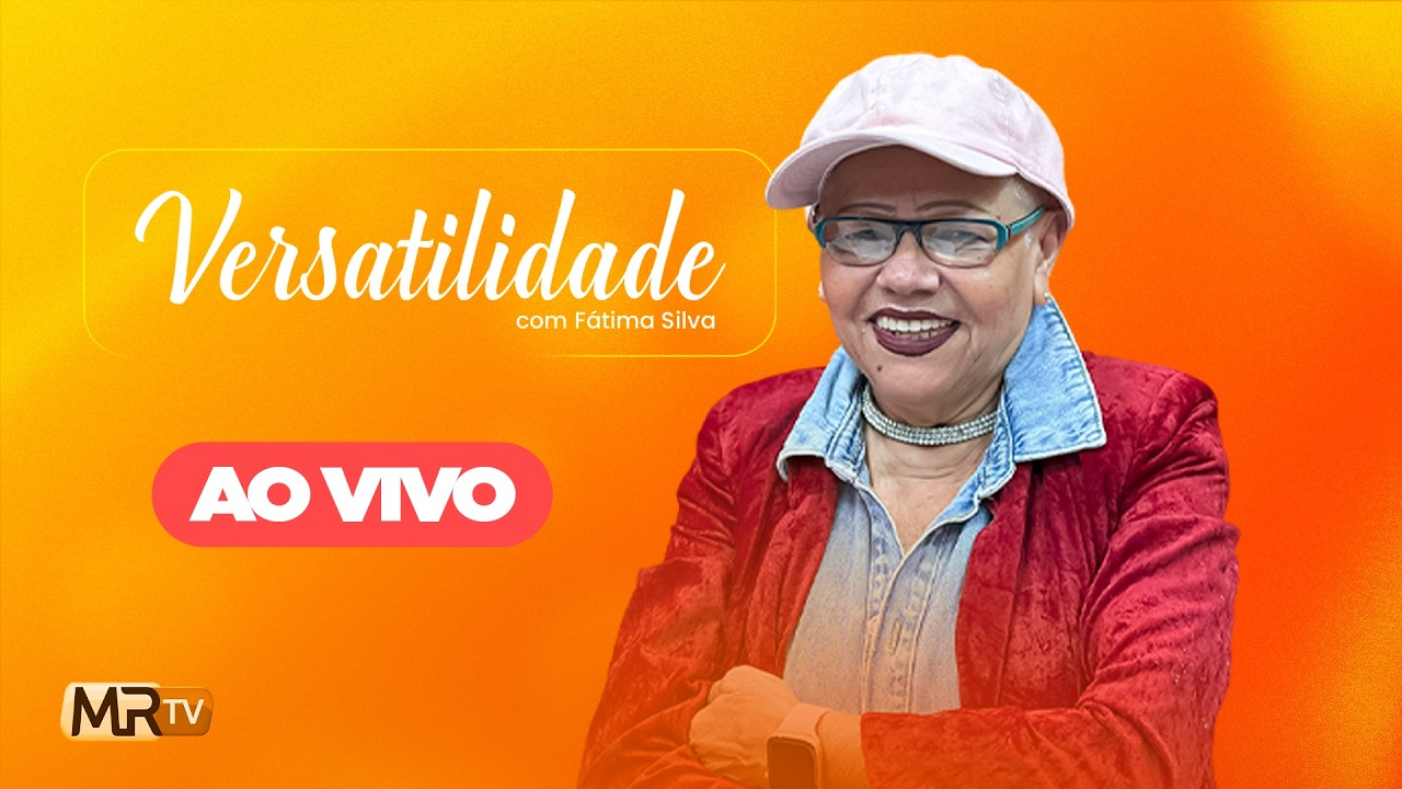 Fátima Silva comanda o programa Versatilidade nos estúdios da MRTV