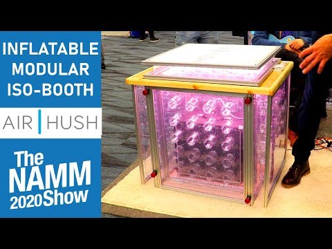 AIRHUSH Inflatable Modular Iso-Booth & Vocal Booth - Best Of NAMM 2020