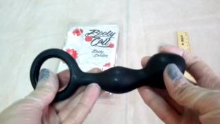 Анальная пробка Pretty Love Silicone Anal Balls, черная BI-040033 - Pretty Love - Анальные пробки для ношения - Купить