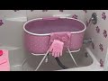 Puppy Taking A Bath