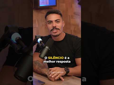 O SILÊNCIO É A MELHOR RESPOSTA... #shorts
