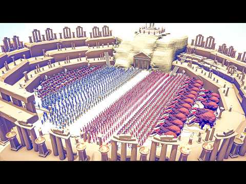 (~200vs200) All FACTIONS Tournament - Totally Accurate Battle Simulator TABS