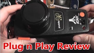 Atari Paddle Controller Plug n Play System Review - The No Swear Gamer Ep 406