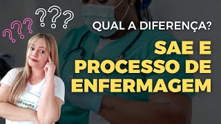SAE E PROCESSO DE ENFERMAGEM: QUAL A DIFERENÇA? | Profª Juliana Mello