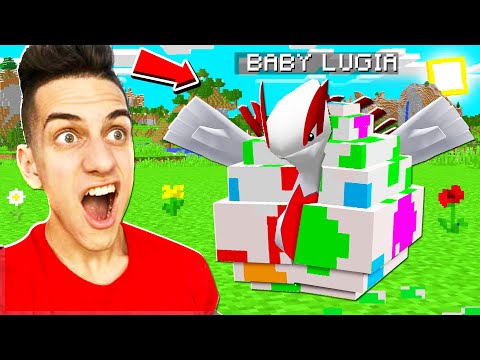 HATCHING LEGENDARY SHINY POKEMON EGG in MINECRAFT!
