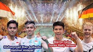 Download lagu Rian / Rahmat Vs Bjarne / Jones Ralfy Jansen - R32 Orleans Masters Badminton 2026 - With Mrs. Rina mp3
