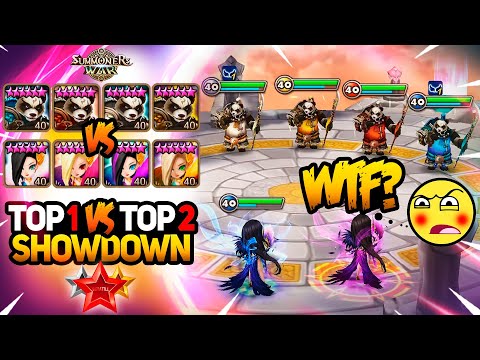 WORLD RANK 1 vs WORLD RANK 2 in Summoners War