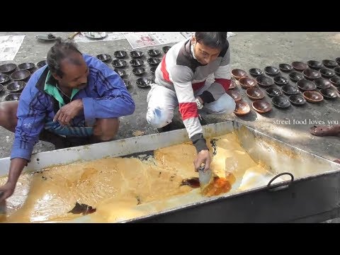 Full Jaggery/Gur Preparation from Date Liquid | Bengali Traditional Food | Street Food Loves You